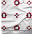 thumbnail image 1 of Soimoi Cotton Cambric Fabric Artistic Flower Print Fabric by the Yard 56 Inch Wide, 1 of 1