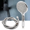 thumbnail image 1 of 3PCS Thermostatic Shower Faucet Top Spray Hose Faucet Bathroom Set G1/2, 1 of 8