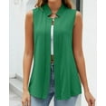 thumbnail image 3 of MORTTIC Women's Sleeveless Vest Blazer, Casual Open Front Work Office Jacket, S-5XL, 3 of 6