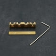 thumbnail image 3 of 1 set of Metal String Nut String Instrument String Saddles Replacement String Nut, 3 of 4