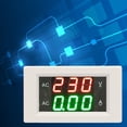 thumbnail image 3 of Digital Dual Meter  YB4835VA LED Dual Digital Display Voltage Meter 60 300V  AC Voltmeter Ammeter Red Green Current  Electriccircuittestingdevice, 3 of 8