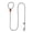 Black, variant on Dog Slip Lead Training Leash, Rope Dog Leash for Medium and Large Dogs, No Pull Training Pet Leash for Walking, Pet Training Supplies