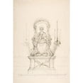 thumbnail image 3 of Luigi Vanvitelli 11x14 Black Modern Framed Museum Art Print Titled - Saint Peter Enthroned (1700-1773), 3 of 5