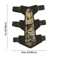 thumbnail image 6 of Pulse 7" Artery 3-Strap Archery Arm Guard, Adult, Polyester, Release Aid, Black/Camo, 6 of 9