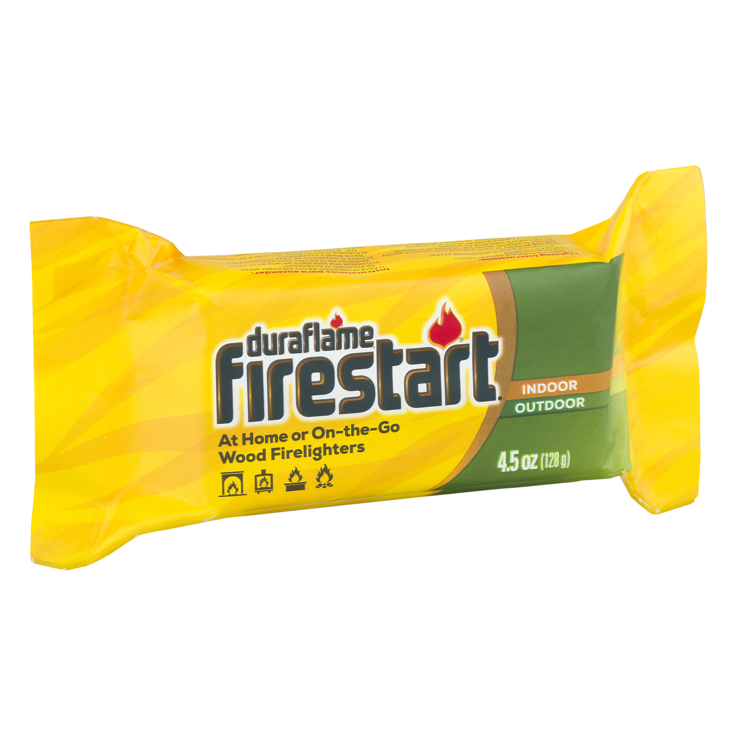 Duraflame Indoor/Outdoor Fire Starter for Wood Fires, 4.5 oz, Water Resistant Wrapper 1 count
