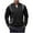 Black, variant on Men's Casual V-Neck Henley Shirts Outdoor Hiking Pullover Sweatshirts Fashion Long Sleeve Sweaters Khaki L