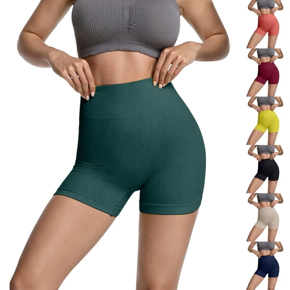Only Moment Womens Drawstring Shorts Blended Fabric High Waisted Stretch Ankle Pants for Women Business Casual Travel Athletic Work Yoga Shorts for Wowomen Navy,S