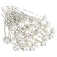 thumbnail image 1 of Horquillas para el pelo con perlas de boda para peinado de novia, 40 unidades, horquillas de cristal con flores para accesorios de pelo de novia y baile de graduación, horquillas en forma de, 1 of 5
