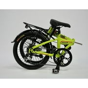 Origami Hawk folding bicycle in Yellow