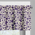 thumbnail image 3 of Ambesonne Botanical Valance Pack of 2, Raspberries Flowers Drops, 54"X18", Cream and Quartz, 3 of 5