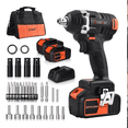 thumbnail image 1 of Llave De Impacto Goxawee Inalámbrica De 20v Con 2 Baterías, 1 of 5