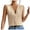 Beige, variant on lmcalzta Tank Tops for Women Summer Sleeveless Business Casual Basic Work Shirts V Neck Loose Dressy Shirt Tops
