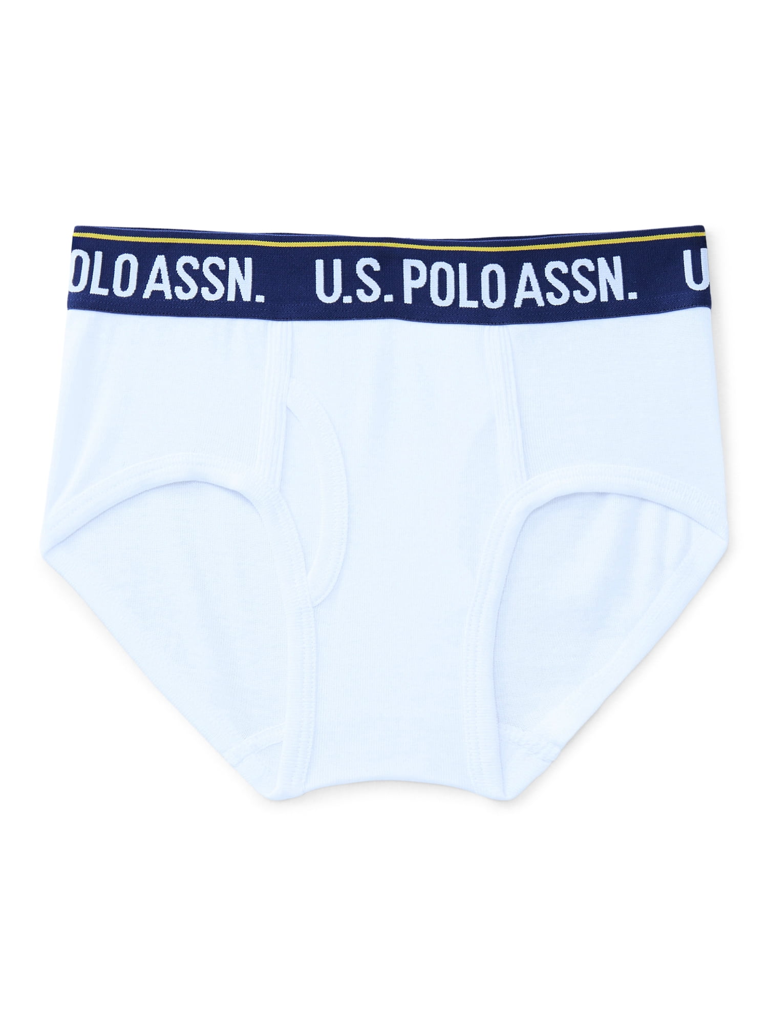 U.S. Polo Assn. Boys Tagless Underwear Briefs, 5-Pack, Sizes S-XL