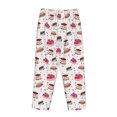 thumbnail image 5 of Xecao Birthday Cake Women's Straight Lounge Pajama Pants: The Epitome of Relaxed Sleepwear, 5 of 9