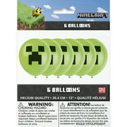 Minecraft Latex Balloons, 12in, 6ct