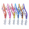 thumbnail image 2 of Cebo de madera Luya para camarones, cebo de madera luminoso para camarones, anzuelo de calamar, camarones falsos fluorescentes, malla para camarones, anzuelo de calamar de doble fila, 2 of 4