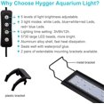 thumbnail image 2 of Luz LED para acuario de 15 W, barra de luz LED de 40 a 47 cm con temporizador, regulable, soporte ajustable, para iluminación (blanco, azul, rojo), 2 of 5
