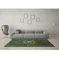 thumbnail image 3 of Ahgly Company Indoor Round Persian Turquoise Blue Traditional Area Rugs, 8' Round, 3 of 4