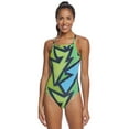 thumbnail image 6 of Sporti Spiffiez Comic Effects Thin Strap One Piece Swimsuit (36, Red White & Blue), 6 of 6