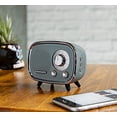 thumbnail image 2 of Crosley CR3039A-TN Rondo Retro Portable Rechargeable Bluetooth Speaker, Tourmaline, 2 of 5