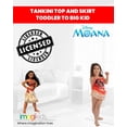 thumbnail image 2 of Tankini Naranja para Niñas Pequeñas Disney Moana con Falda 4T, 2 of 5