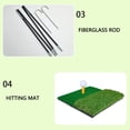 thumbnail image 4 of Portable Club Training Net, Club Chipping Net Stable with Bag for Backyard, 4 of 7