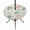 Multicolor, variant on Round Outdoor Tablecloth with Umbrella Hole and Zipper, Teal Red Coastal Tablecloth with Elastic Waterproof, Summer Beach Nautical Sea Turtle Coral Starfish Patio Table Covers for 31" - 35" Tables