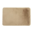 thumbnail image 3 of (2 pack) Better Homes & Gardens Cozy 2 Piece Faux Fur Brown Polyester Bath Rug Set, 17" x 24" & 20" x 30", 3 of 5