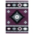thumbnail image 4 of United Weavers Drachma Volos Southwestern Geometric Area Rug, Plum, 5'3" x 7'6", 4 of 5