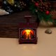 thumbnail image 4 of Luz Led Nocturna Navideña para Chimenea | Lámpara Vintage con Llama Artificial | Efecto de Llama Parpadeante Realista | Decoración Navideña de Bajo Consumo | Ambiente Acogedor para Sala de Estar y Do, 4 of 5