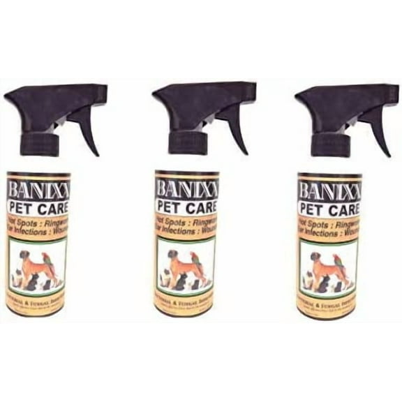 (3 Pack) Banixx Pet Care, 8-Ounce Bottles