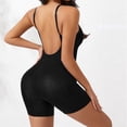 thumbnail image 2 of Bbyeadc Bodysuits for Women Butt Lifter Deep V Neck Bodysuit Low Back Slim Fit Body Shaper Elegant Seamless Shapewear,Black(XXL), 2 of 5