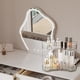 thumbnail image 4 of Organizador de Esquina para Mostrador de Baño, 2 Niveles, Organizador de Maquillaje, Bandeja de Perfume, Cosméticos Estante de Maquillaje para Tocador, Estante de Especias para Cocina, 4 of 7