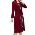 thumbnail image 2 of allbrand365 Womens Floral Printed 3/4 Sleeve Two Piece Dress, 2 of 4