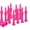 Pink, variant on Yammee Golf Tees with Original Package Step Down Golf Ball Holder Accessories for Effective Practice and Training