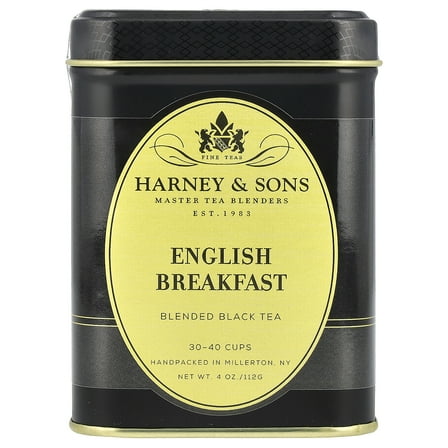 Harney & Sons Blended Black Tea, English Breakfast, 4 oz (112 g)