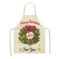 thumbnail image 1 of Packing Cubes and Compression Bags Christmas Apron For Women Adjustable Bib Kitchen Aprons, Snowman Holiday Apron For Party,Christmas Decorations, 1 of 6