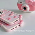 thumbnail image 4 of Cute Phone Case Compatible with iPhone 11, Silicone Camera Lens Protector Cover 3D Retro Kawaii Protective Phone Cases Cover (Pig, iPhone 11), 4 of 13