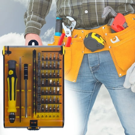 

XWQ 45 in 1 Screwdriver Head High Hardness Non-slip Line Repair Tool Nut Driver Bit for Car Maintenance