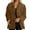 Brown, variant on Women's Jacket Coat Loose Fit Long Sleeve With Pockets Casual Elegant Outerwear For Spring Autumn