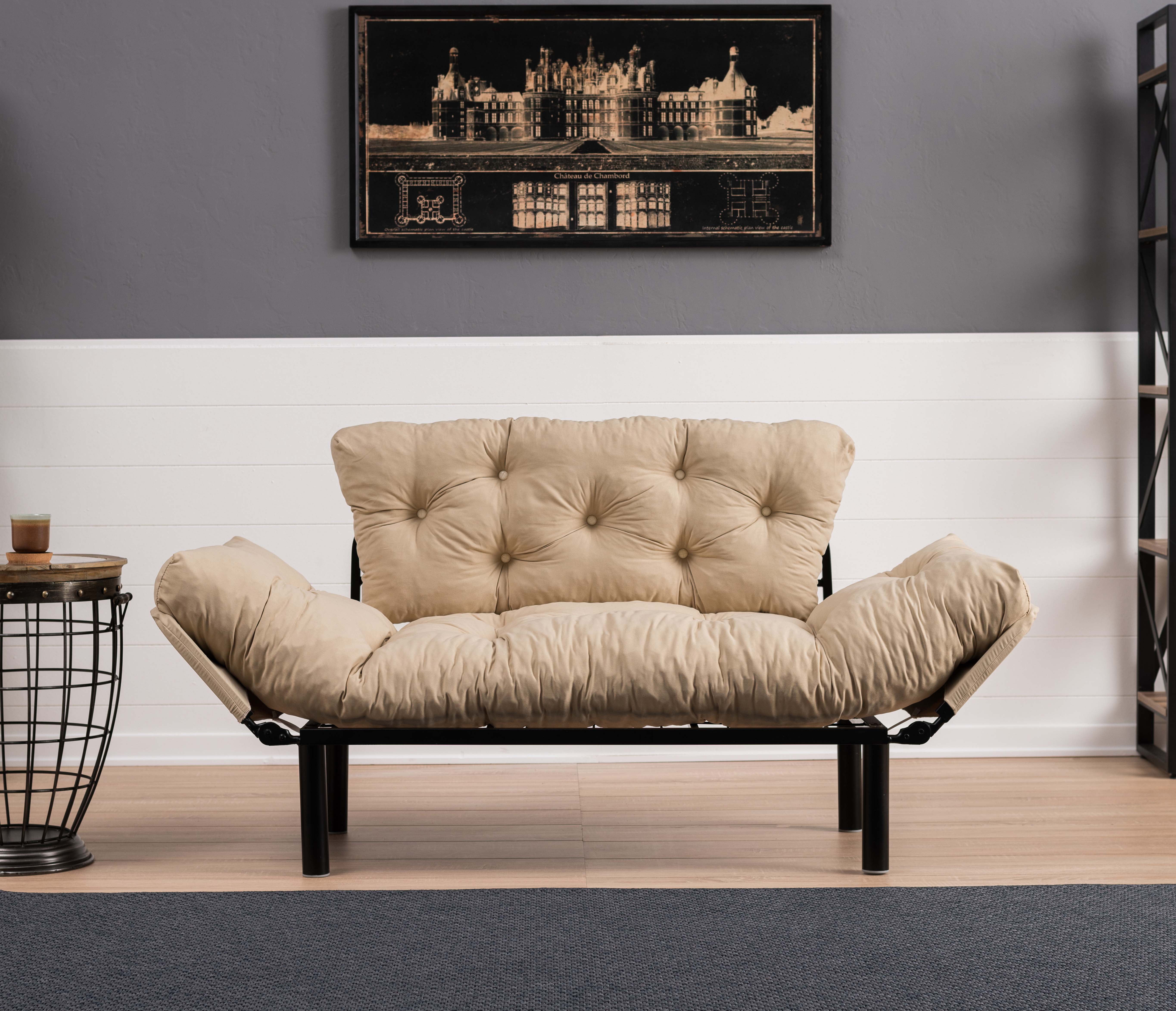 Futons Sofa Bed For Floor Btmway Adjustable Twin Size Floor Sofa Bed Sleeper Tatami Style Folding Loveseat Couch Bed For Bedroom Floating Window Dormitory W 5 Backrest Position Soft Pillow A02 Walmart Com