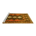 thumbnail image 2 of Ahgly Company Machine Washable Indoor Rectangle Persian Yellow Traditional Area Rugs, 4' x 6', 2 of 4