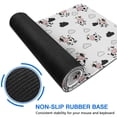 thumbnail image 6 of Long Mouse Pads for Desk,White Cow Cloud Pattern Desk Mats on Top Of Desks, Desk Mouse Pad Extra Large with 3mm Non-Slip Base and Stitched Edge for Gaming,Office,Work,Home 31.5"x11.8", 6 of 6