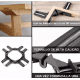 thumbnail image 3 of Prensa Esquinera Carpinteria 90 Grados Herreria Metal 4pcs, 3 of 4
