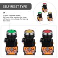 thumbnail image 3 of OUNONA 3Pcs Plastic Momentary Push Button Switch Red for DIY Projects, 3 of 5