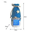 thumbnail image 2 of Decoración azul, elfo de peluche sueco hecho a mano con divertidos y cálidos refranes, decoración de fiesta en la vida en la playa, los mejores regalos para el hogar de verano, 2 of 5