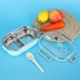 thumbnail image 4 of Stainless Steel Leakproof Bento Box Portable Lunch Box for Students Kids, 4 of 7