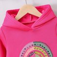 thumbnail image 5 of NOLDARES Boys Girls 2 Piece Graphic PrintHoodie & Jogger Pants Sweatsuit Quick-Dry,Warm Yet Breathable for School & Sports(Y148-Hot Pink), 5 of 7