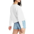 thumbnail image 2 of Hanes Women’s EcoSmart Cotton-Blend Fleece Crewneck Sweatshirt, 2 of 5