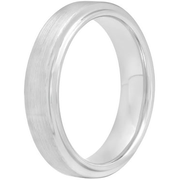 Men's Tungsten 6MM Satin and High-Polished Wedding Band by Brilliance Fine Jewelry - Mens Ring
